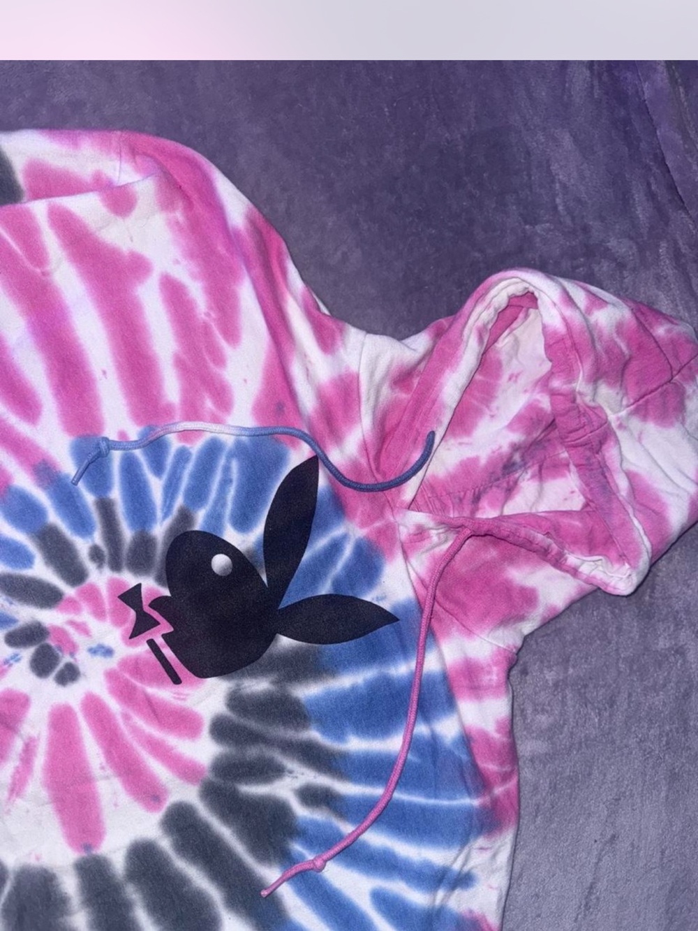 Playboy tie dye hoodie